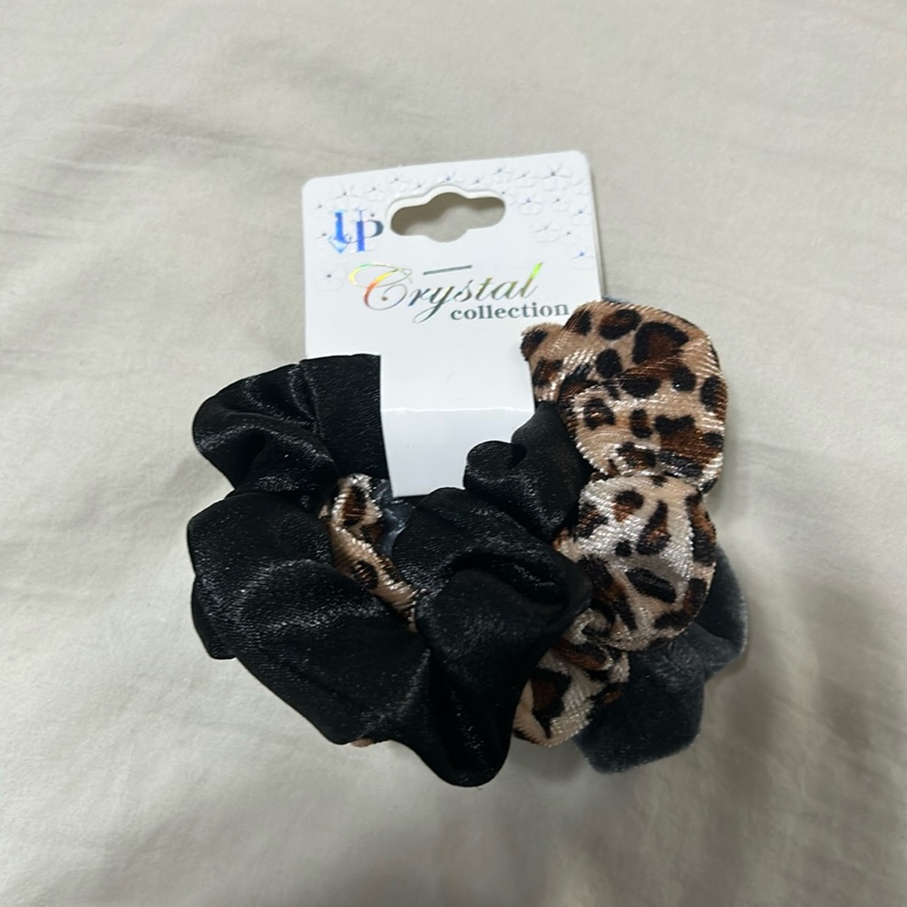 Crystal collection scrunchie set